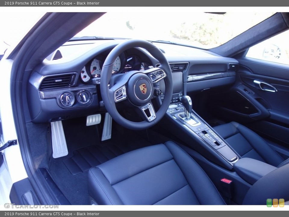 Black Interior Steering Wheel for the 2019 Porsche 911 Carrera GTS Coupe #130840840
