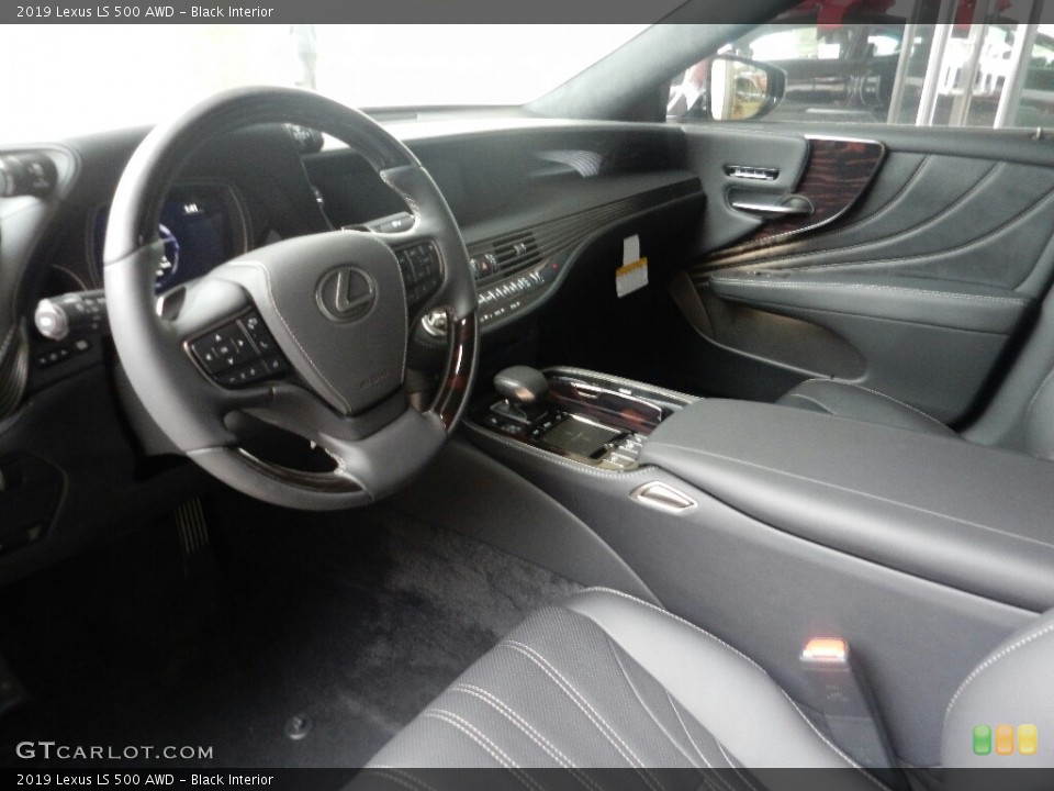 Black 2019 Lexus LS Interiors