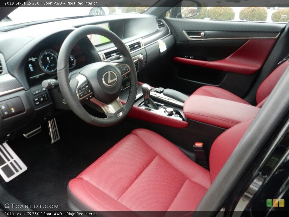 Rioja Red Interior Photo for the 2019 Lexus GS 350 F Sport AWD #130847426