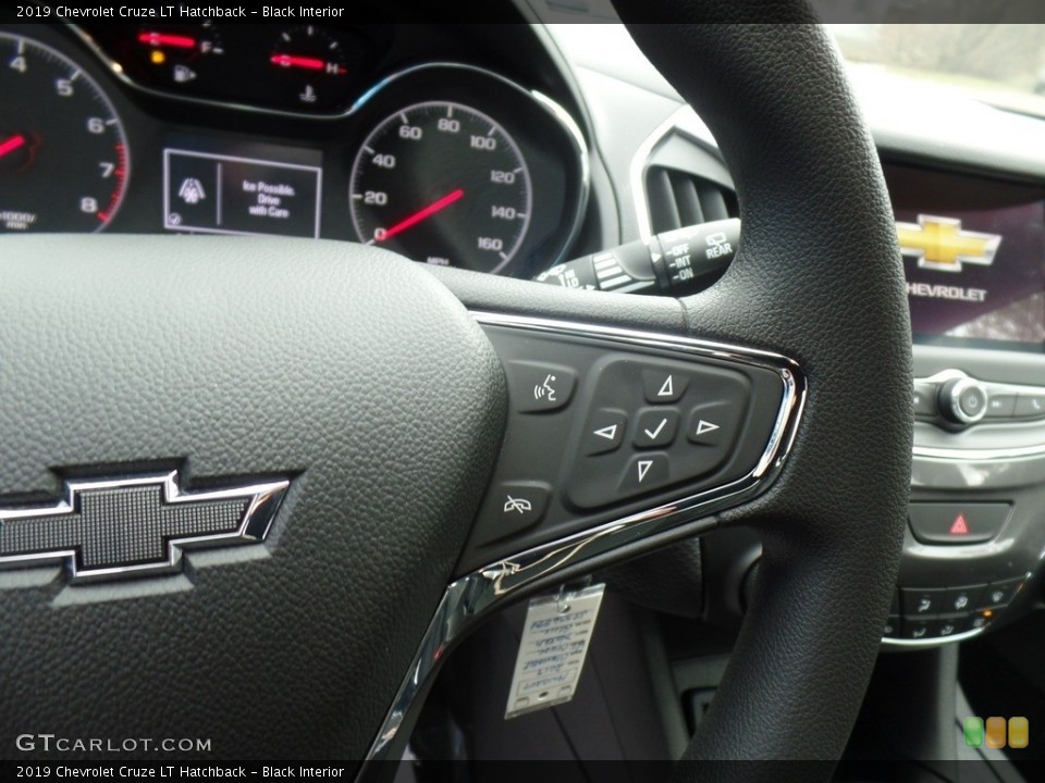 Black Interior Steering Wheel for the 2019 Chevrolet Cruze LT Hatchback #130848567