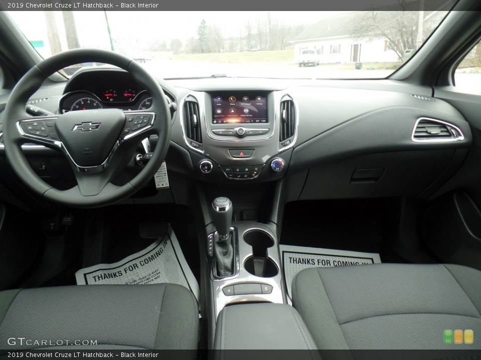 Black Interior Dashboard for the 2019 Chevrolet Cruze LT Hatchback #130848891