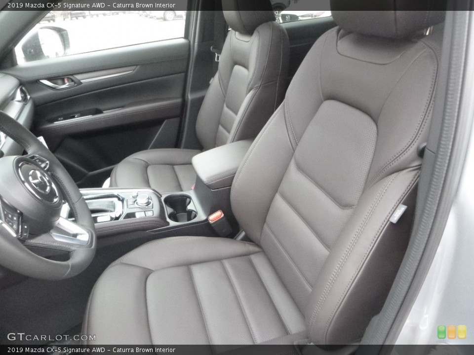 Caturra Brown Interior Front Seat for the 2019 Mazda CX-5 Signature AWD #130849671