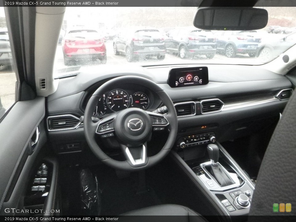 Black Interior Dashboard for the 2019 Mazda CX-5 Grand Touring Reserve AWD #130849990