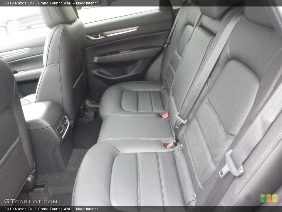 Black Interior Rear Seat for the 2019 Mazda CX-5 Grand Touring AWD #130851465