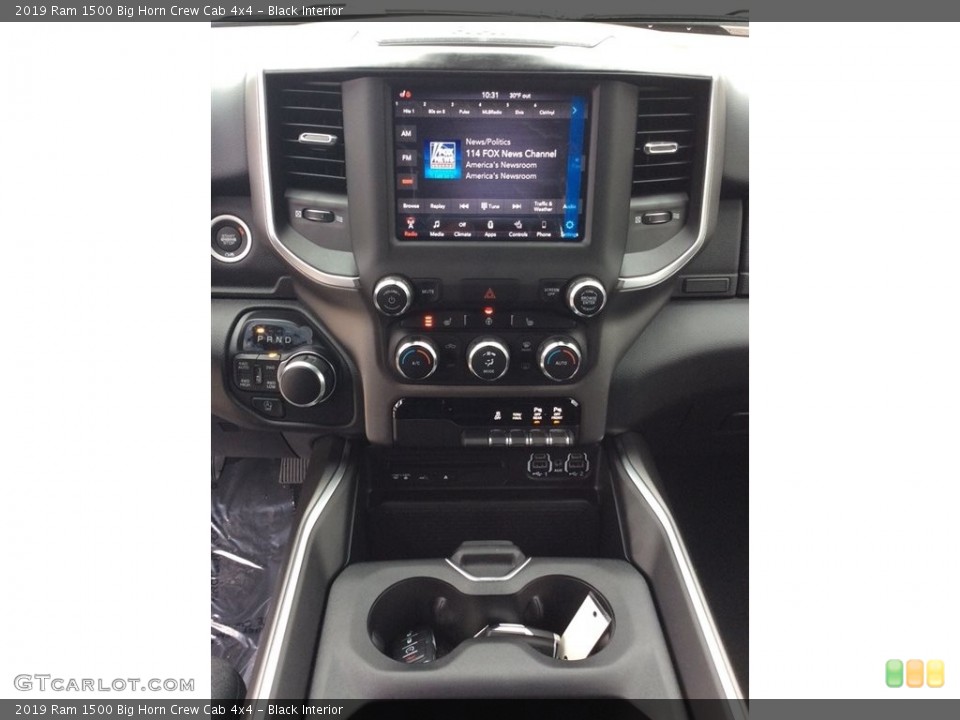 Black Interior Controls for the 2019 Ram 1500 Big Horn Crew Cab 4x4 #130851717