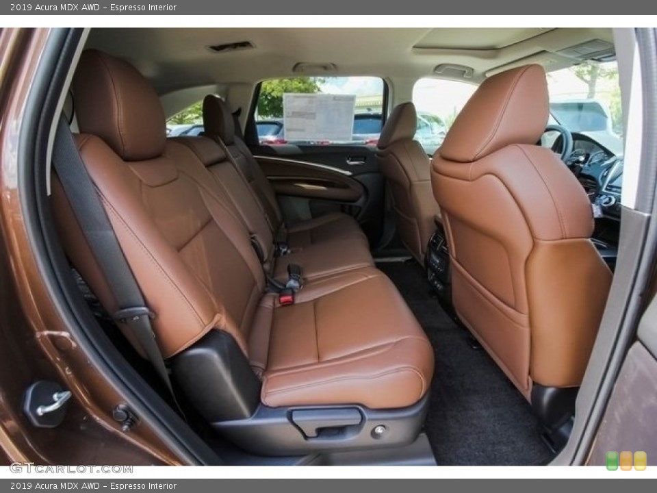 Espresso Interior Rear Seat for the 2019 Acura MDX AWD #130862289