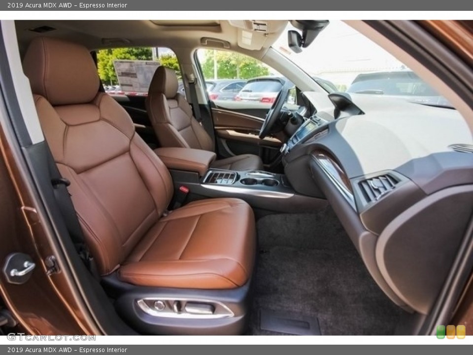 Espresso Interior Front Seat for the 2019 Acura MDX AWD #130862319