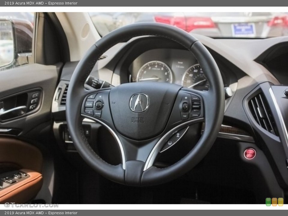 Espresso Interior Steering Wheel for the 2019 Acura MDX AWD #130862352
