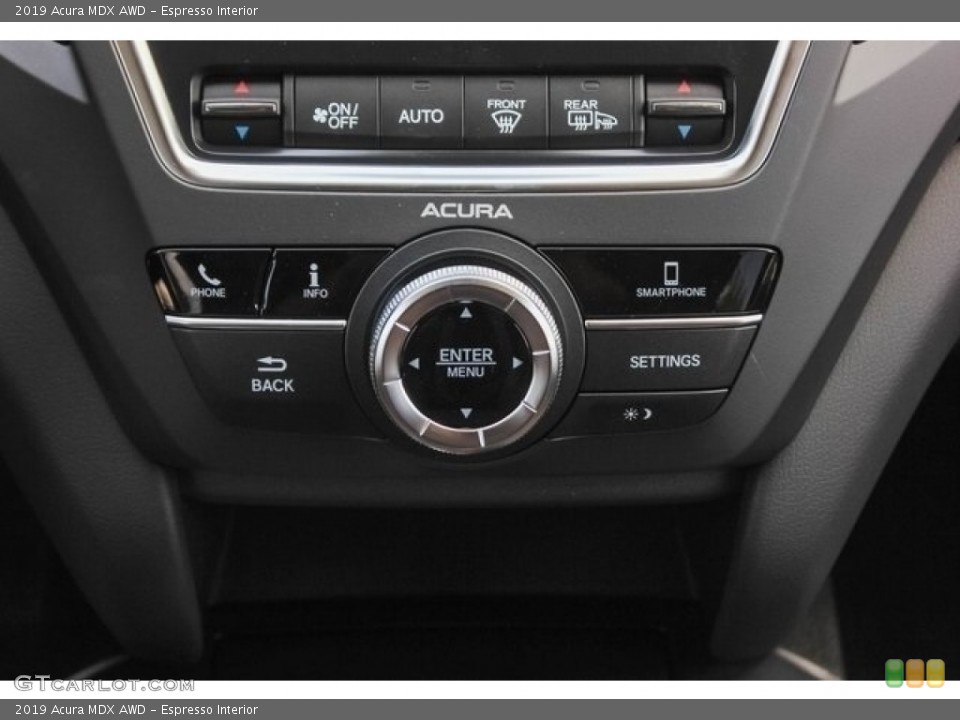 Espresso Interior Controls for the 2019 Acura MDX AWD #130862388