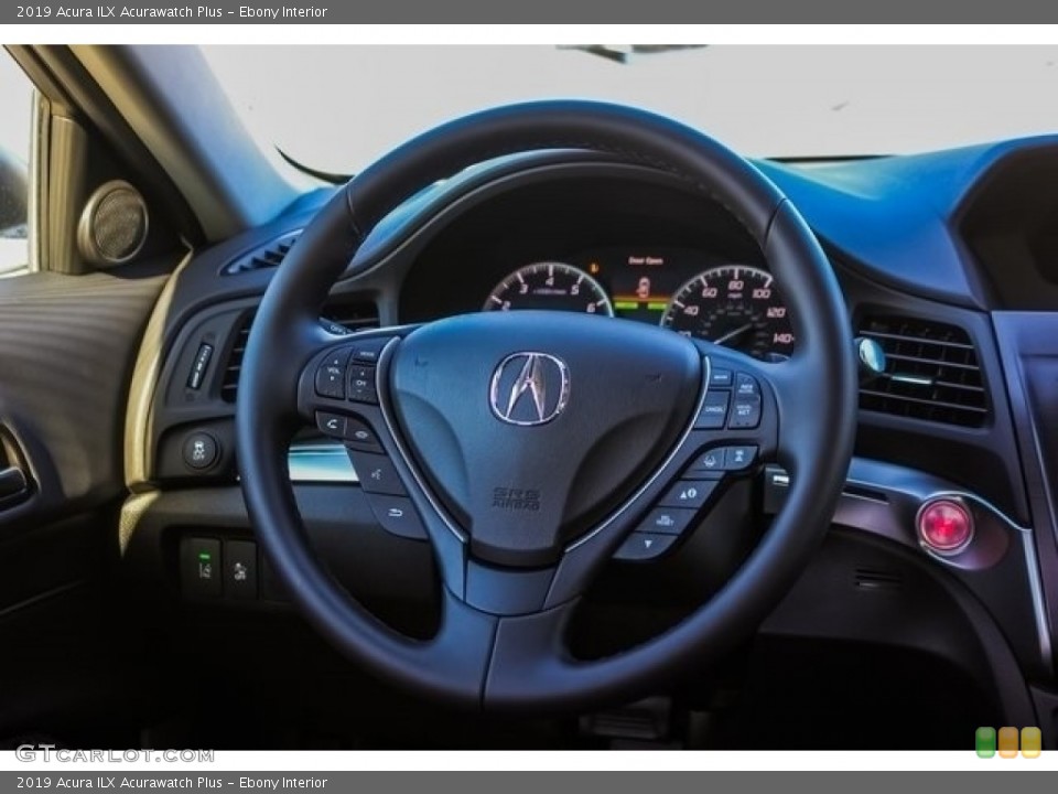 Ebony Interior Steering Wheel for the 2019 Acura ILX Acurawatch Plus #130864836