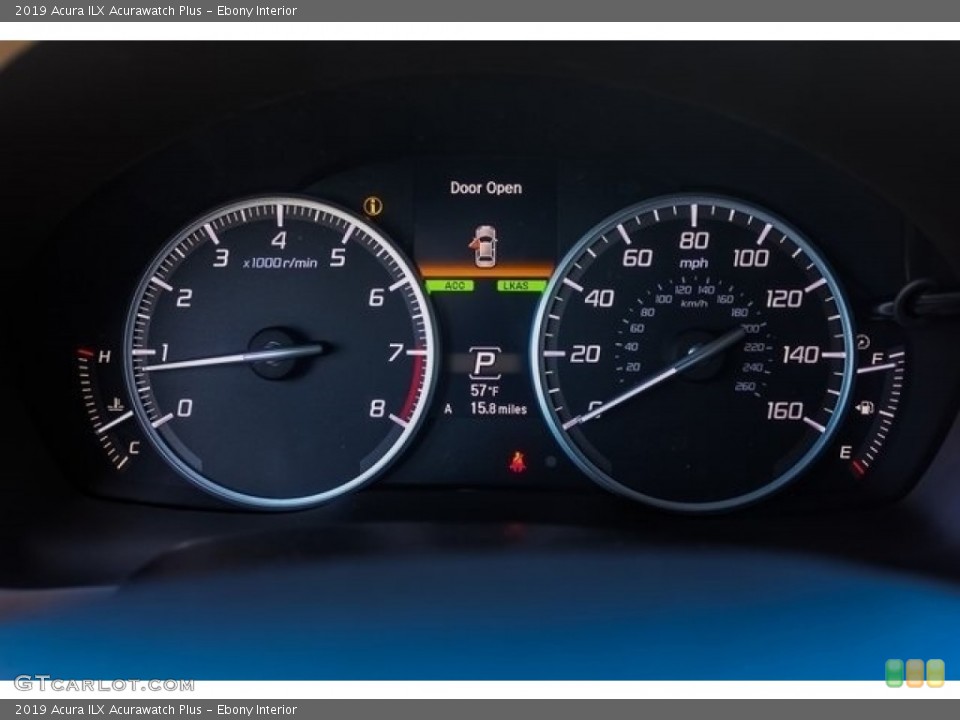 Ebony Interior Gauges for the 2019 Acura ILX Acurawatch Plus #130864899