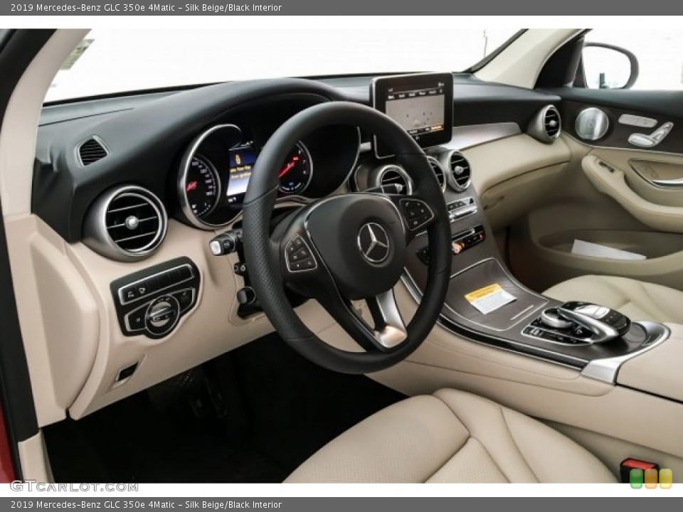 Silk Beige/Black Interior Dashboard for the 2019 Mercedes-Benz GLC 350e 4Matic #130869474