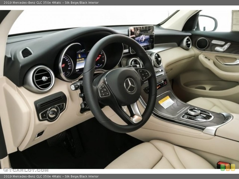 Silk Beige/Black Interior Front Seat for the 2019 Mercedes-Benz GLC 350e 4Matic #130869972