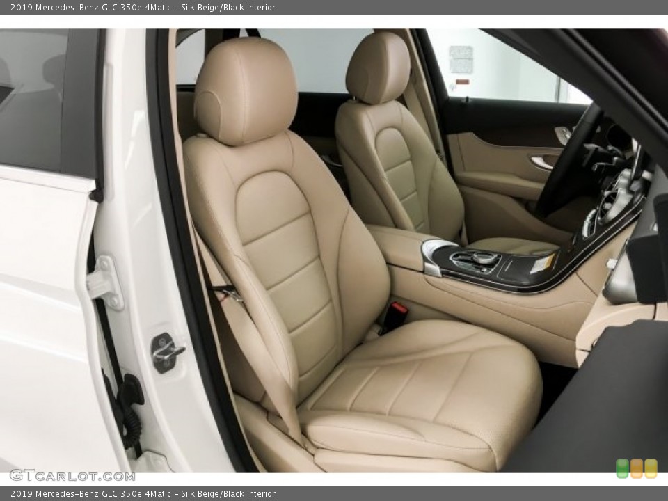 Silk Beige/Black Interior Front Seat for the 2019 Mercedes-Benz GLC 350e 4Matic #130869994