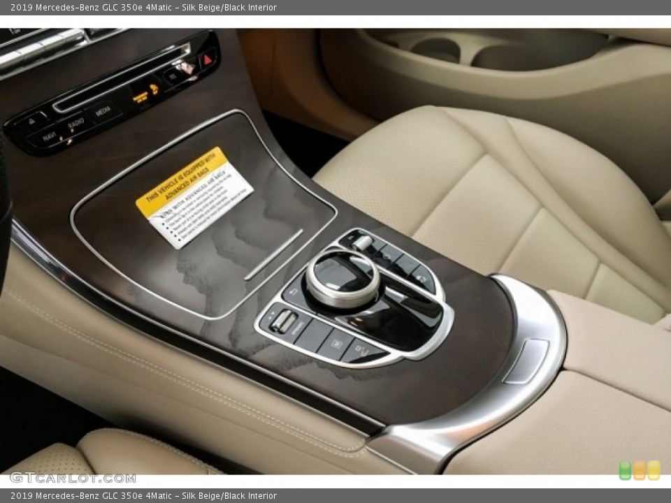 Silk Beige/Black Interior Controls for the 2019 Mercedes-Benz GLC 350e 4Matic #130870038