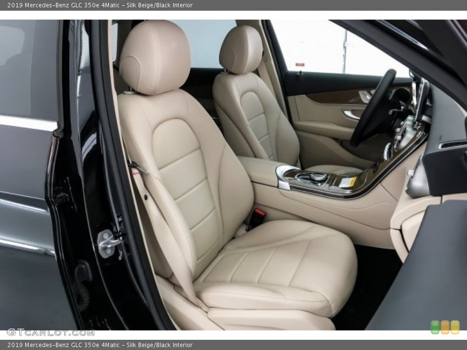 Silk Beige/Black Interior Front Seat for the 2019 Mercedes-Benz GLC 350e 4Matic #130870230