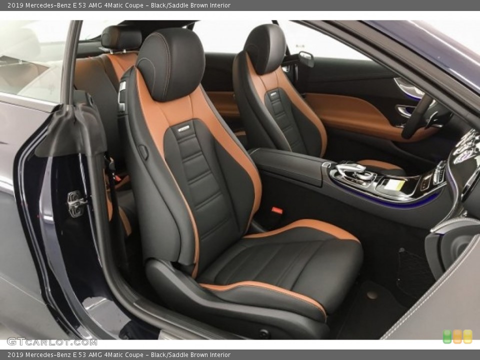 Black/Saddle Brown Interior Photo for the 2019 Mercedes-Benz E 53 AMG 4Matic Coupe #130871259
