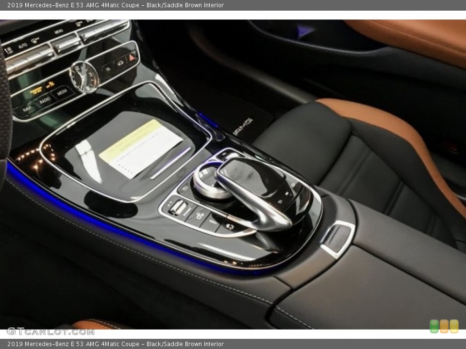 Black/Saddle Brown Interior Controls for the 2019 Mercedes-Benz E 53 AMG 4Matic Coupe #130871325