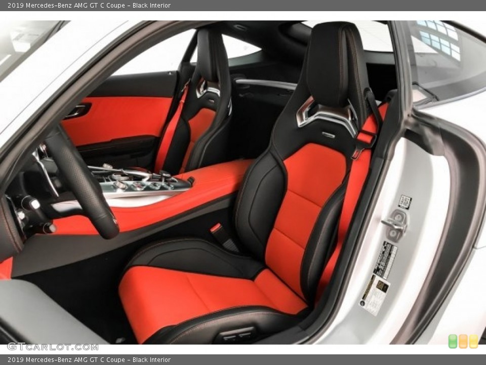 Black Interior Front Seat for the 2019 Mercedes-Benz AMG GT C Coupe #130871697
