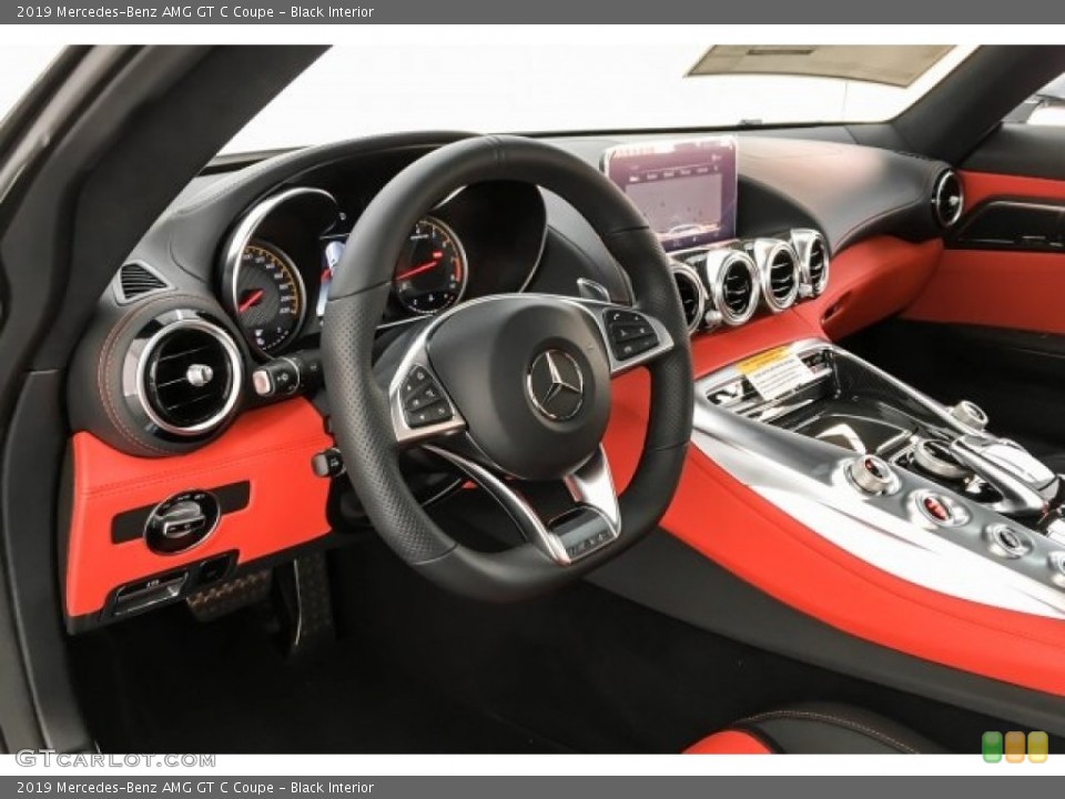Black Interior Dashboard for the 2019 Mercedes-Benz AMG GT C Coupe #130871853
