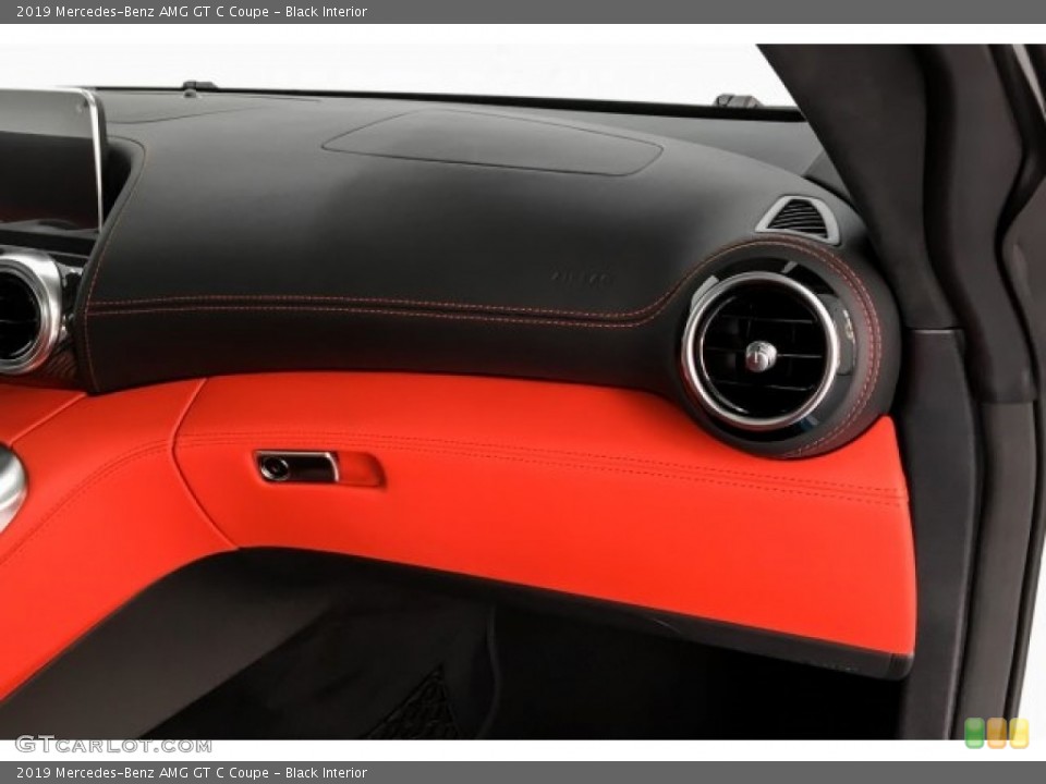 Black Interior Dashboard for the 2019 Mercedes-Benz AMG GT C Coupe #130872006