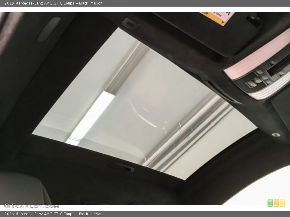 Black Interior Sunroof for the 2019 Mercedes-Benz AMG GT C Coupe #130872024