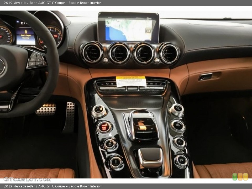 Saddle Brown Interior Controls for the 2019 Mercedes-Benz AMG GT C Coupe #130872787