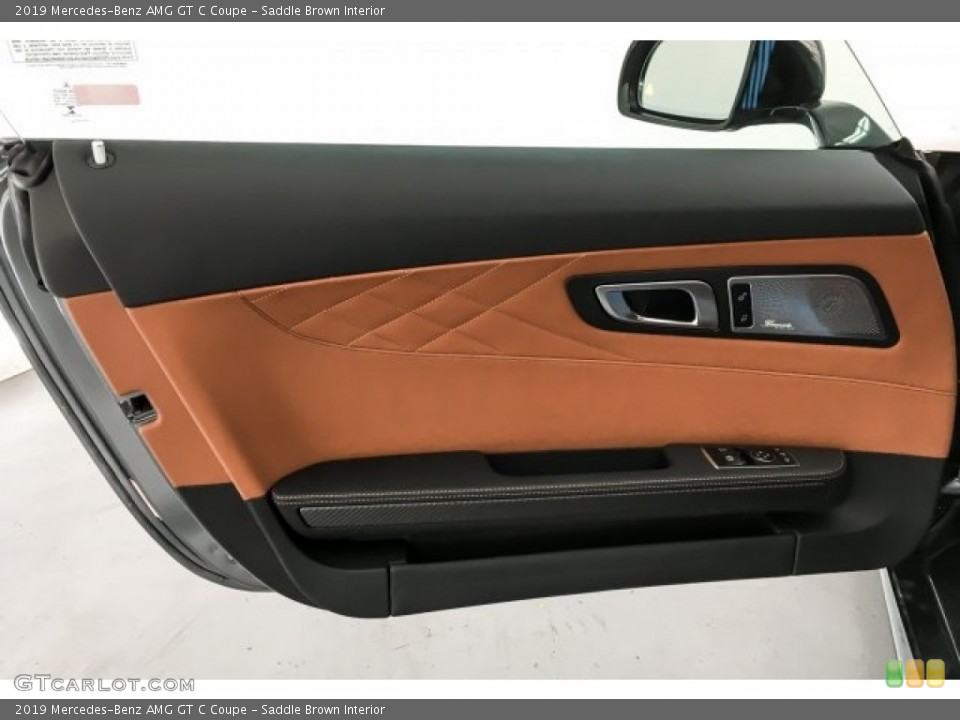 Saddle Brown Interior Door Panel for the 2019 Mercedes-Benz AMG GT C Coupe #130873152