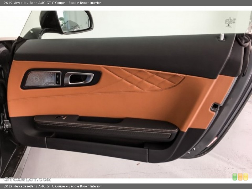 Saddle Brown Interior Door Panel for the 2019 Mercedes-Benz AMG GT C Coupe #130873245