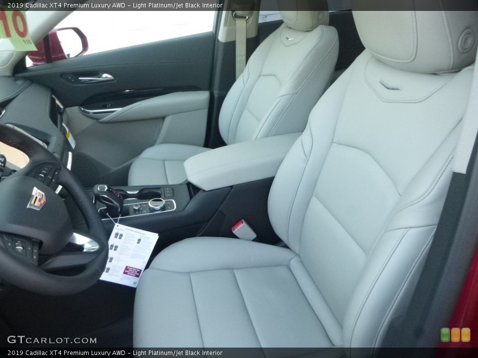 Light Platinum/Jet Black Interior Front Seat for the 2019 Cadillac XT4 Premium Luxury AWD #130874511