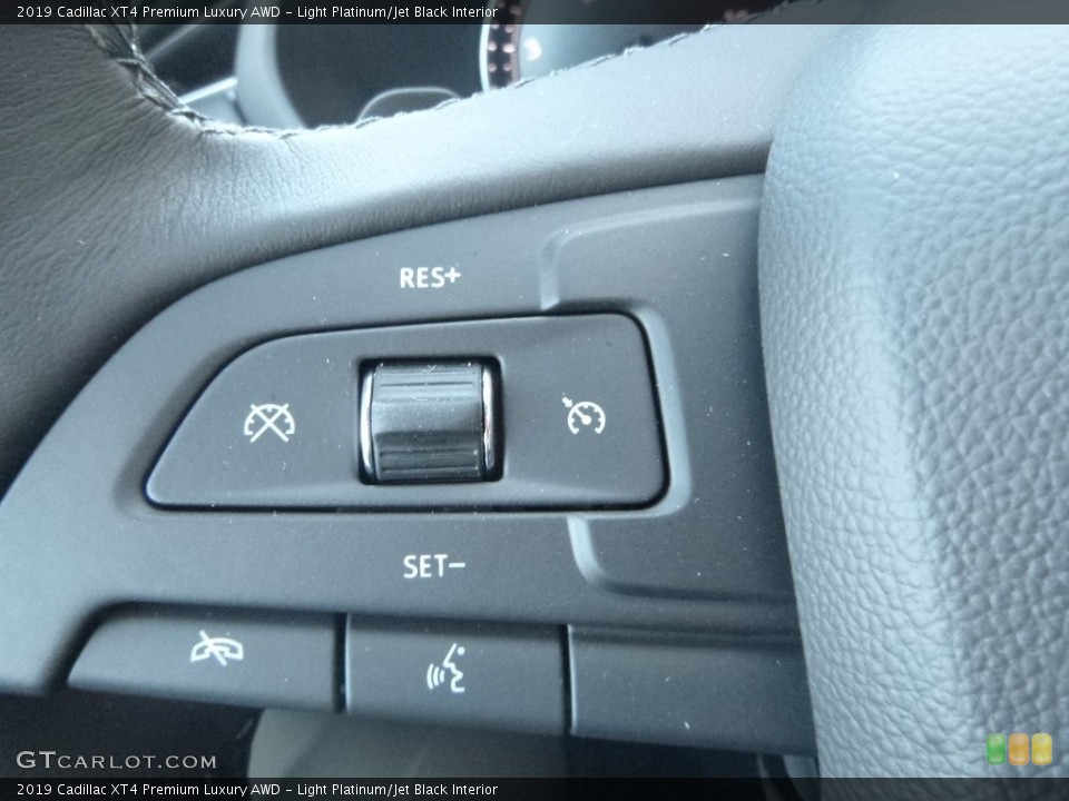 Light Platinum/Jet Black Interior Steering Wheel for the 2019 Cadillac XT4 Premium Luxury AWD #130874655