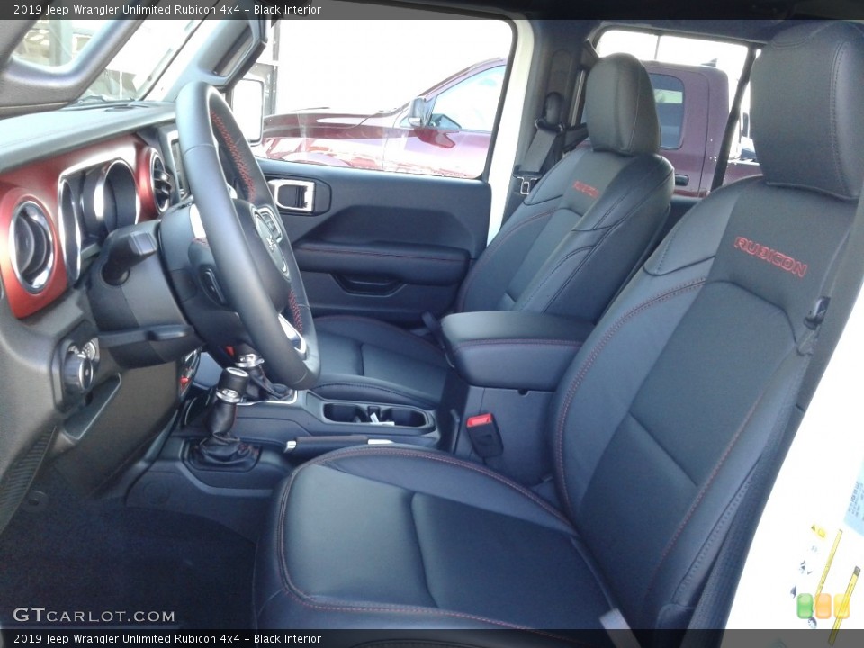 Black Interior Photo for the 2019 Jeep Wrangler Unlimited Rubicon 4x4 #130875615