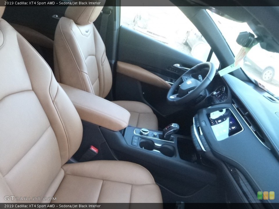 Sedona/Jet Black Interior Front Seat for the 2019 Cadillac XT4 Sport AWD #130876707