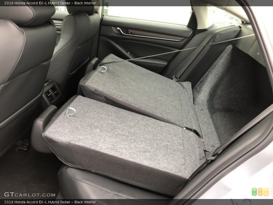 Black Interior Rear Seat for the 2019 Honda Accord EX-L Hybrid Sedan #130877520