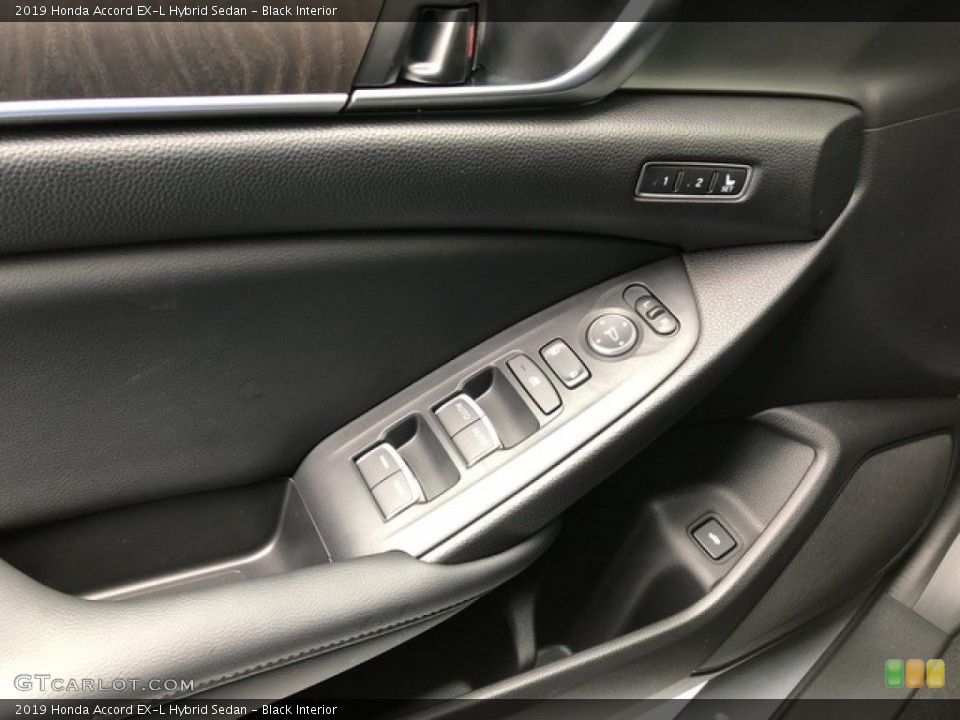 Black Interior Controls for the 2019 Honda Accord EX-L Hybrid Sedan #130877601