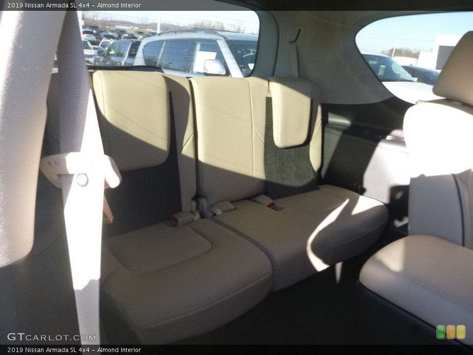 Almond Interior Rear Seat for the 2019 Nissan Armada SL 4x4 #130878387