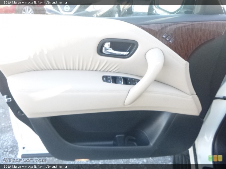 Almond Interior Door Panel for the 2019 Nissan Armada SL 4x4 #130878408