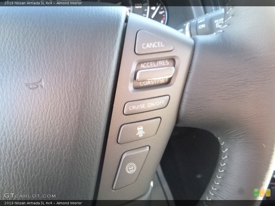 Almond Interior Steering Wheel for the 2019 Nissan Armada SL 4x4 #130878528