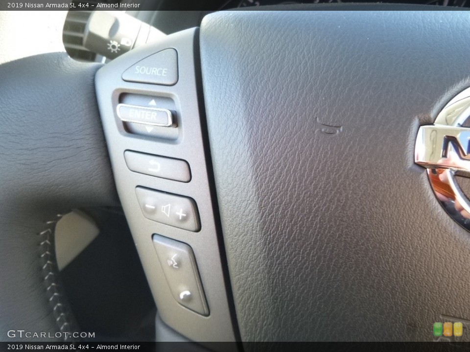 Almond Interior Steering Wheel for the 2019 Nissan Armada SL 4x4 #130878558