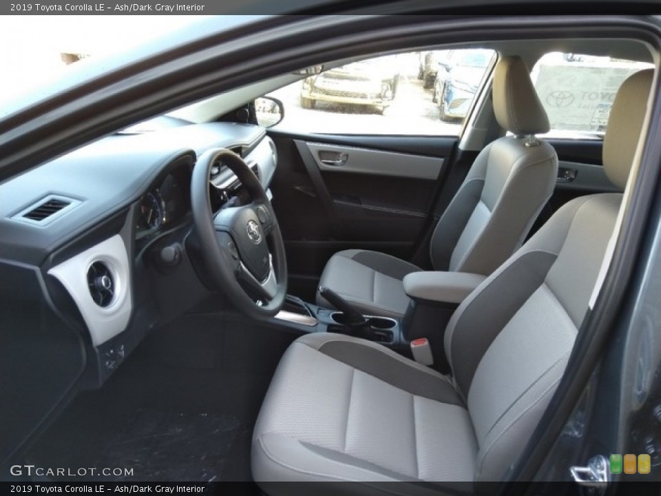 Ash/Dark Gray Interior Front Seat for the 2019 Toyota Corolla LE #130882095