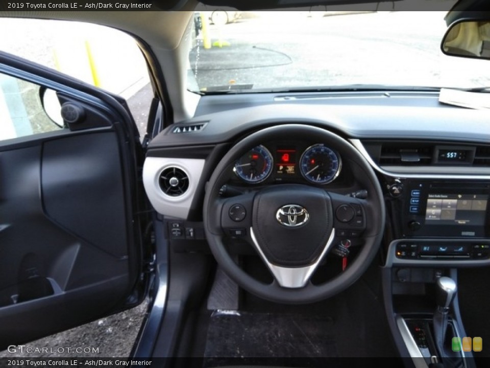Ash/Dark Gray Interior Steering Wheel for the 2019 Toyota Corolla LE #130882140