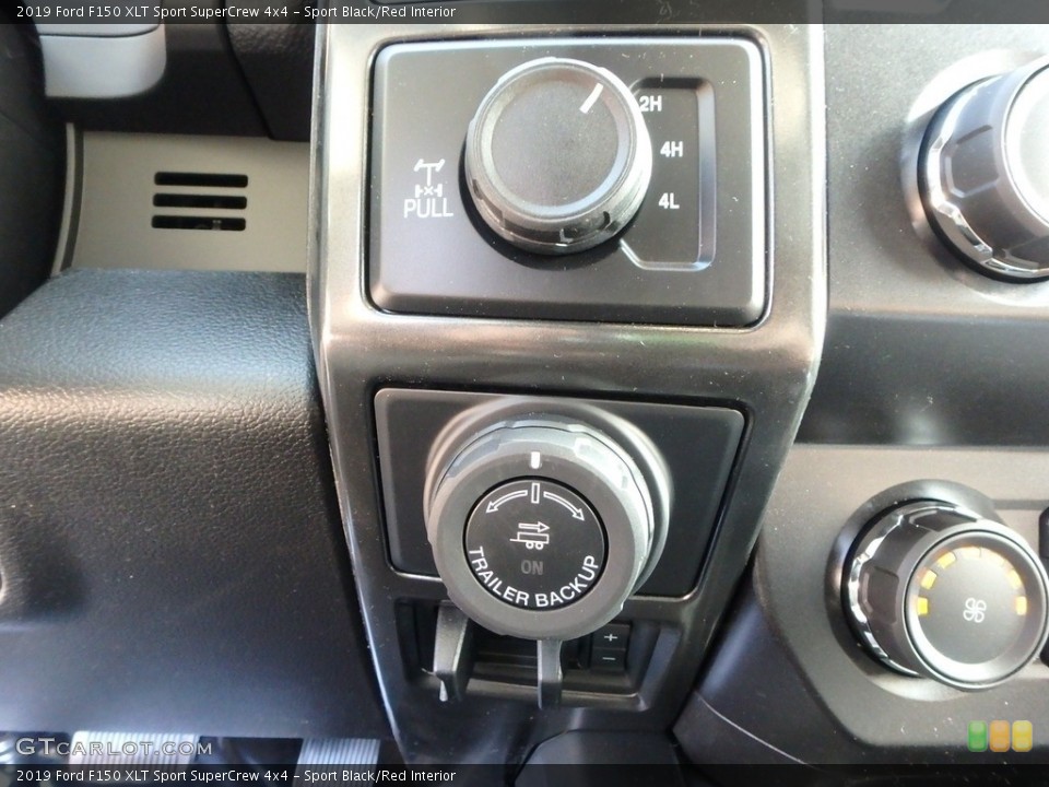 Sport Black/Red Interior Controls for the 2019 Ford F150 XLT Sport SuperCrew 4x4 #130884852