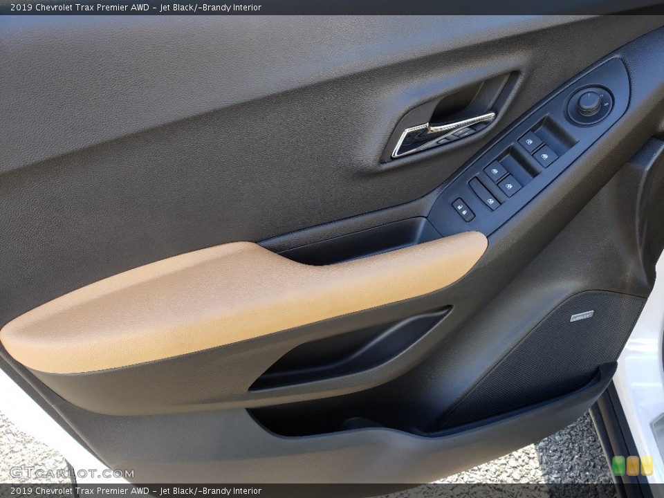 Jet Black/­Brandy Interior Door Panel for the 2019 Chevrolet Trax Premier AWD #130884942