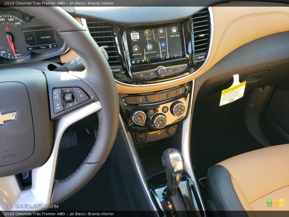 Jet Black/­Brandy Interior Dashboard for the 2019 Chevrolet Trax Premier AWD #130884981