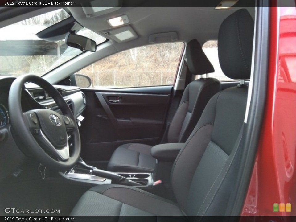 Black Interior Front Seat for the 2019 Toyota Corolla LE #130891177