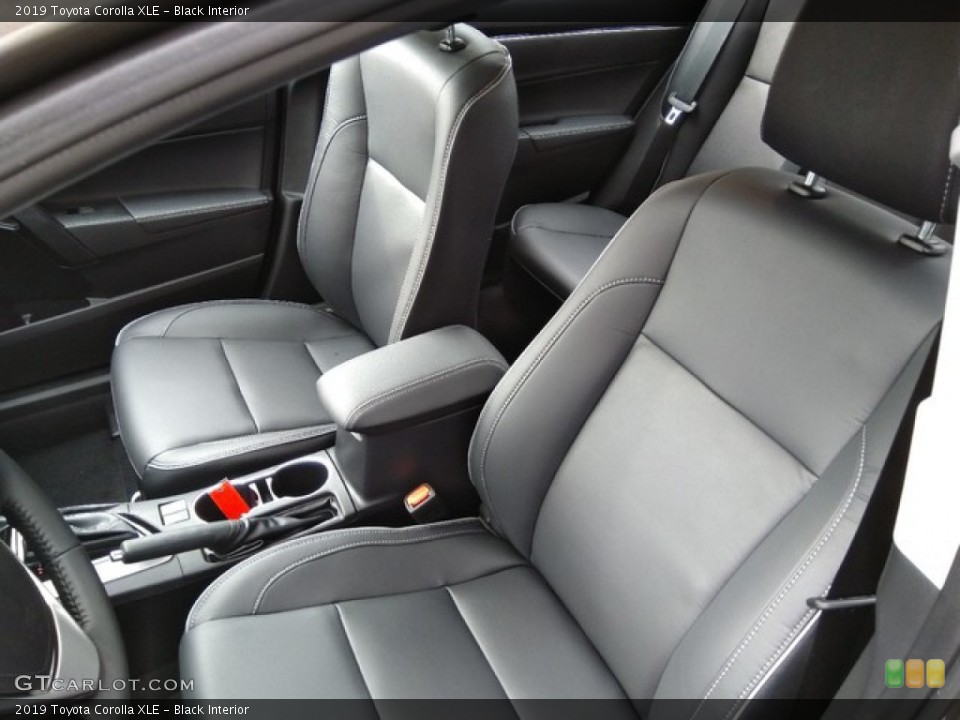 Black Interior Front Seat for the 2019 Toyota Corolla XLE #130891582