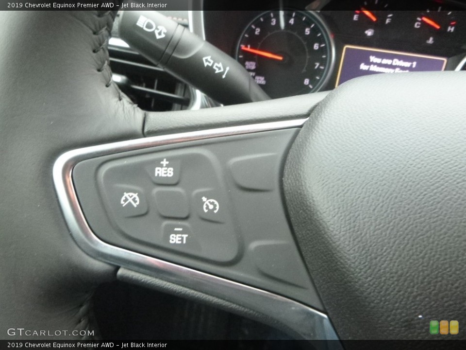 Jet Black Interior Steering Wheel for the 2019 Chevrolet Equinox Premier AWD #130892075