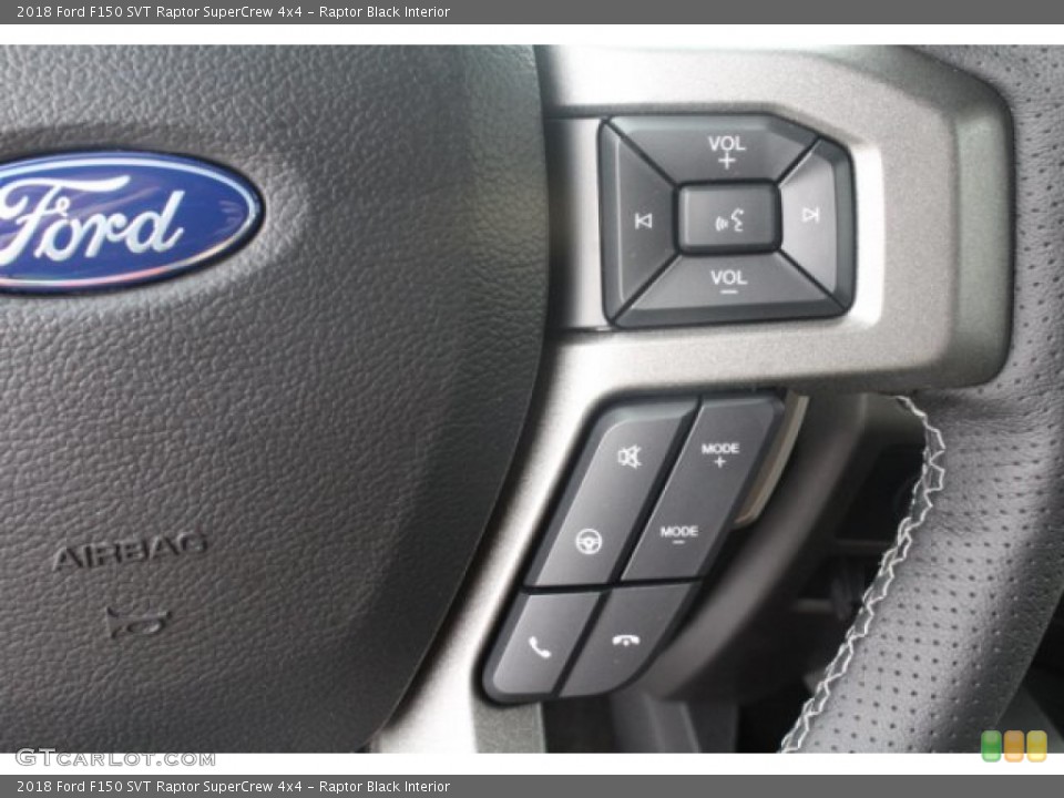 Raptor Black Interior Steering Wheel for the 2018 Ford F150 SVT Raptor SuperCrew 4x4 #130893541