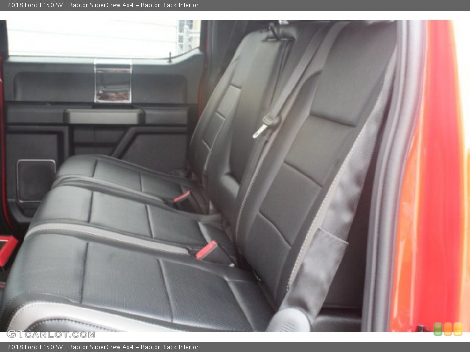 Raptor Black Interior Rear Seat for the 2018 Ford F150 SVT Raptor SuperCrew 4x4 #130893592