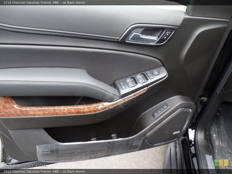 Jet Black Interior Door Panel for the 2019 Chevrolet Suburban Premier 4WD #130894036